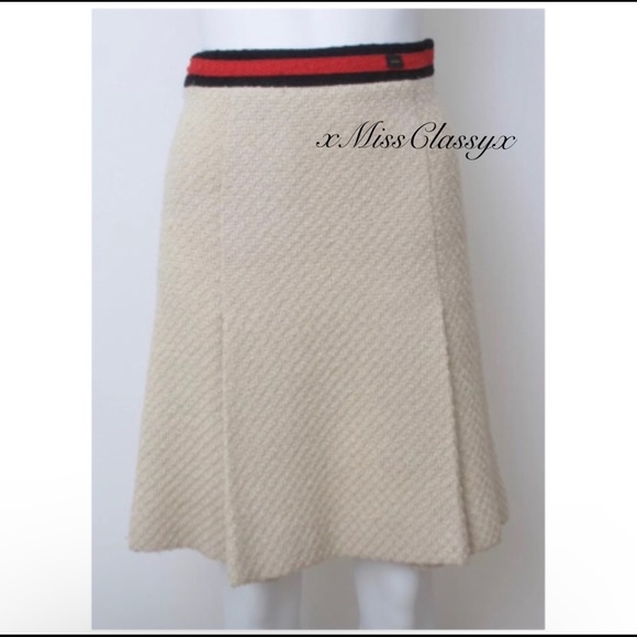 CHANEL Dresses & Skirts - ✨Authentic Rare Vintage CHANEL Ad Campaign Runway Skirt